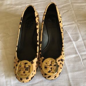 Tory Burch cheetah wedge